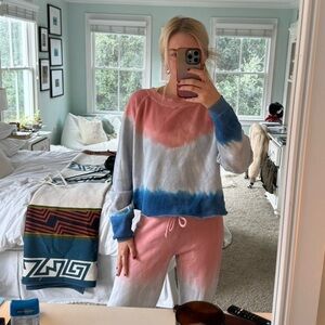 WildFox ombré tie dye Sweatsuit